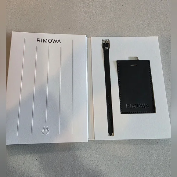 Rimowa Black Luggage Tag Set - Picture 1 of 4